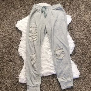 Fashion Nova Gray fashion joggers!